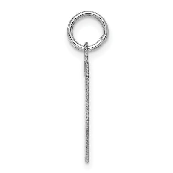 Sterling Silver, Jersey Collection, Medium Number 7 Pendant - Picture 2 of 5